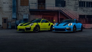 Porsche 911 GT2 RS, Porsche 911 GT3 RS, 4K wallpaper