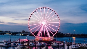 The Capital Wheel, Ferris Wheel, Photography, 4K wallpaper