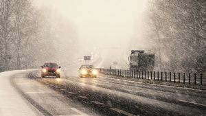 Snow, Photography, Highway, 4K wallpaper