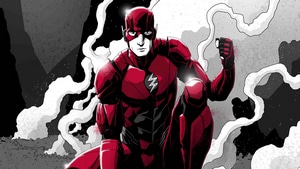 Flash, Superheroes, Digital Art, Artwork, Behance, Monochrome, 4K wallpaper