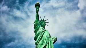 Statue of Liberty, New York City, 4K wallpaper