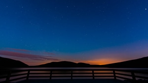 Lake, Nature, Silhouette, 4K wallpaper