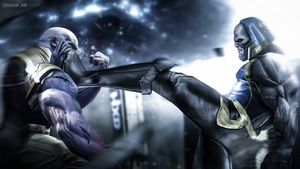 Darkseid, Thanos, Superheroes, Supervillain, Deviantart, Artwork, Digital Art, 4K wallpaper