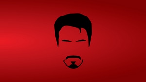 Iron Man, Minimalism, Minimalist, Superheroes, Red, 4K wallpaper