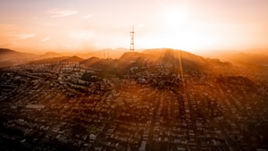 San Franciso, World, City, Skyline, Drone View, 4K wallpaper