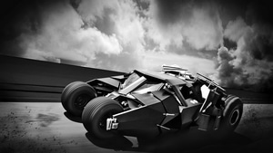 Batmobile, Cars, 4K wallpaper