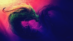 Sea Serpent, Creature, Digital Art, Fantasy, Artist, Artwork, 4K wallpaper