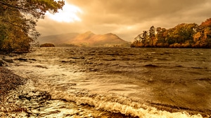 Lake, Autumn, Nature, 4K wallpaper