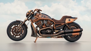 Harley Davidson, Modified, Bikes, Behance, 4K wallpaper