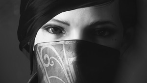 Dishonored 2, Games, Xbox Games, Ps Games, Monochrome, Black And White, 4K wallpaper