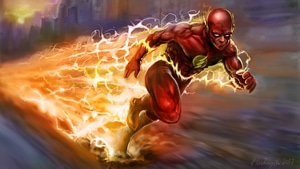 Flash, Digital Art, Artwork, Artist, Deviantart, Superheroes, 4K wallpaper