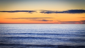 Sunset, Nature, Ocean, 4K wallpaper