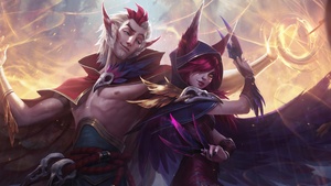 Xayah, Rakan, League of Legends, 4K wallpaper