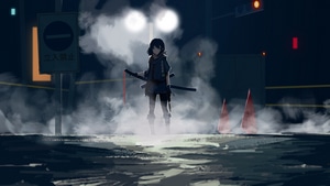 Anime Girl, Anime, Sword, Artist, Artwork, Digital Art, 4K wallpaper