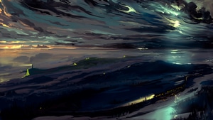 Scenery, Train, Artist, Artwork, Digital Art, Deviantart, 4K wallpaper