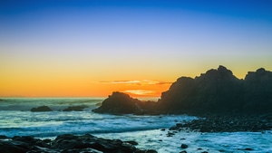 Sunset, Ocean, Nature, 4K wallpaper