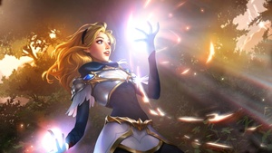 Lux, League of Legends, 4K wallpaper