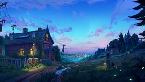 Painting, Artist, Artwork, Digital Art, Artstation, Cycle, 4K wallpaper