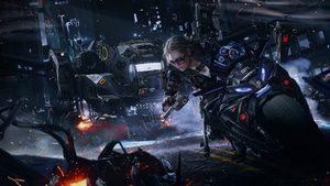 Crossfire, Games, Pc Games, Xbox Games, Ps Games, Biker, Fantasy Girls, Cyberpunk, Scifi, Artstation, 4K wallpaper