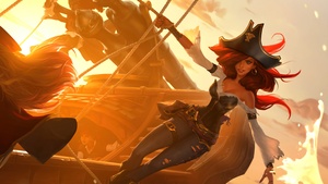 Miss Fortune, Bounty hunter, League of Legends, 4K wallpaper