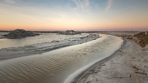 Sea, Beach, Sand, Ocean, Sky, Nature, 4K wallpaper