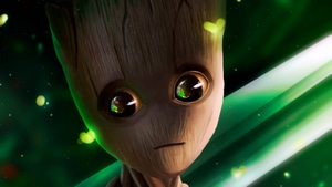 Baby Groot, Artwork, Superheroes, Art, Digital Art, 4K wallpaper