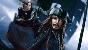 Jack Sparrow, Artist, Artwork, Digital Art, Johnny Depp, 4K wallpaper