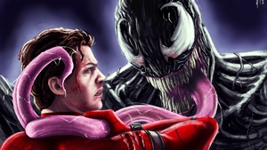 Venom, Spiderman, Artist, Digital Art, Deviantart, Superheroes, Supervillain, 4K wallpaper