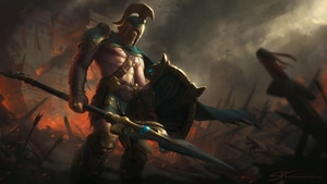 Smite, Games, Warrior, Deviantart, 4K wallpaper