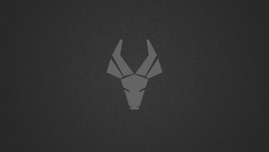 Deer, Logo, Dark, Minimalism, Artist, Artwork, Digital Art, 4K wallpaper