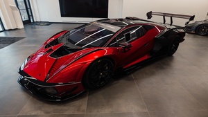 Lamborghini Essenza SCV12, 2024, Red cars, 4K wallpaper