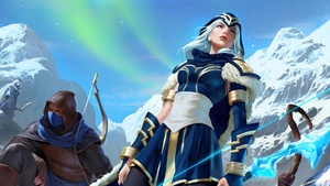 Ashe, League of Legends, 4K wallpaper