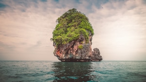 Island, Nature, 4K wallpaper