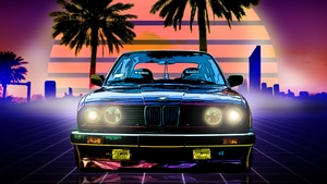 Bmw E30, Cars, Artist, Artwork, Digital Art, 4K wallpaper