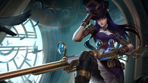 League of Legends, Caitlyn (LoL), 4K wallpaper
