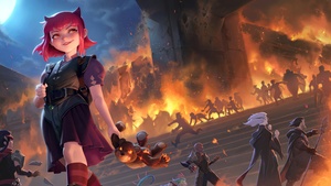 League of Legends, Annie, 4K wallpaper