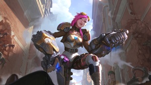 Vi (LoL), League of Legends, 4K wallpaper