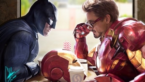 Iron Man, Batman, Superheroes, Behance, Artwork, Artist, 4K wallpaper
