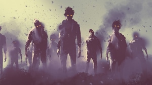 Zombie, Concept Art, Artist, Artwork, Digital Art, 4K wallpaper