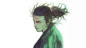 Miyamoto Musashi, Artwork, Vagabond, 4K wallpaper