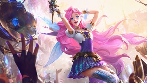 Seraphine, Artwork, League of Legends, 4K wallpaper