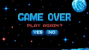Game Over, Pixel art, Retro style, 4K wallpaper