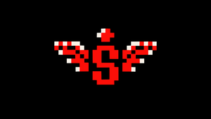 Contra, Pixel art, Black background, Retro style, 4K wallpaper