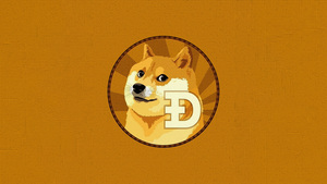 Dogecoin, Shiba Inu, Yellow background, Cryptocurrency, 4K wallpaper