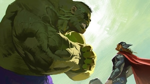 Thor, Hulk, Artwork, Artist, Digital Art, Superheroes, Deviantart, 4K wallpaper