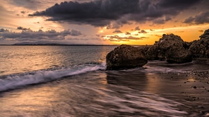 Clouds, Sunset, Nature, 4K wallpaper