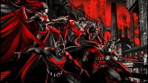 Gotham, Batman, Nightwing, Red Hood, Batwoman, Robin, Superheroes, Artwork, Digital Art, 4K wallpaper