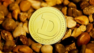 Golden, Dogecoin, Cryptocurrency, Gold coins, 4K wallpaper