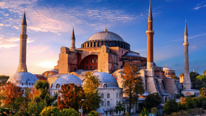 Hagia Sophia, Istanbul, Turkey, Ancient architecture, Islamic, 4K wallpaper