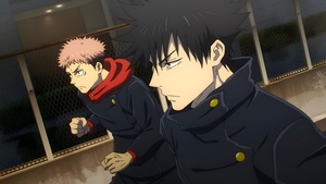 Megumi Fushiguro, Yuji Itadori, Jujutsu Kaisen, 4K wallpaper